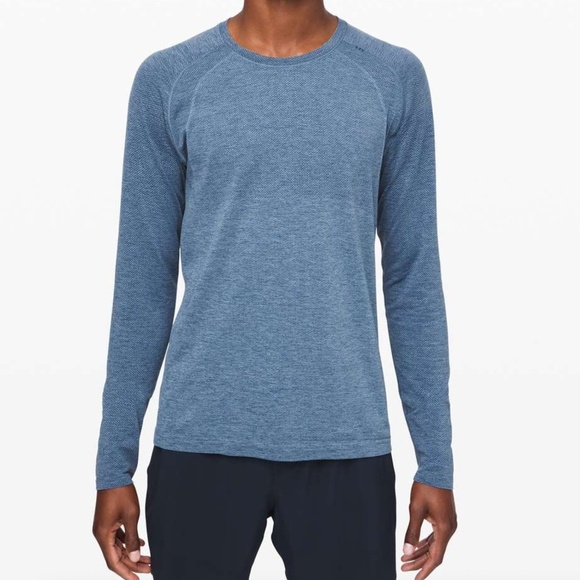 Lululemon Metal Vent Tech Long Sleeve 2.0, Midnight Shadow Tempest Blue - Picture 2 of 5